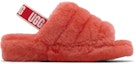 Buy (W) UGG Fluff Yeah Slide 'Red Currant' - Sandalia Mujer cómoda roja 1095119-RCRR