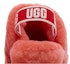 Sizing (W) UGG Fluff Yeah Slide 'Red Currant' - Sandalia Mujer cómoda roja 1095119-RCRR