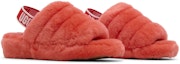 Cheap (W) UGG Fluff Yeah Slide 'Red Currant' - Sandalia Mujer cómoda roja 1095119-RCRR