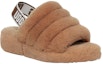 Lookbook (W) UGG Fluff Yeah Slide 'Fesyen Jalanan Chestnut' 1095119-CHE
