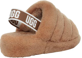 Purchase UGG Fluff Yeah Slide 時尚街頭風 厚底毛毛潮鞋 女款 栗色