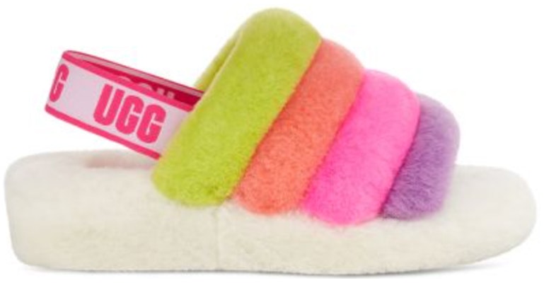 UGG 毛毛厚底 時尚涼鞋 女款 白色 Order UGG 毛毛厚底 時尚涼鞋 女款 白色