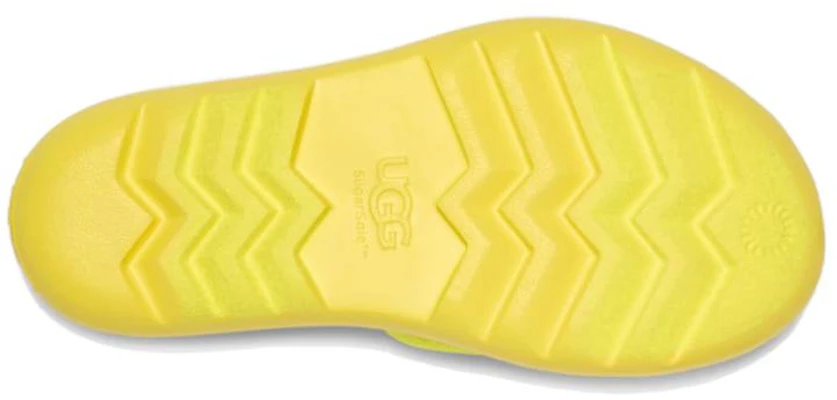 UGG 絨面 舒適休閒 一字拖鞋 女款 黃色 Details for UGG 絨面 舒適休閒 一字拖鞋 女款 黃色