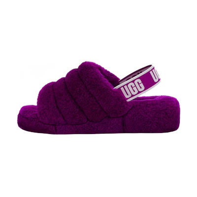 (W) UGG Fluff Yeah Slide Berrylicious