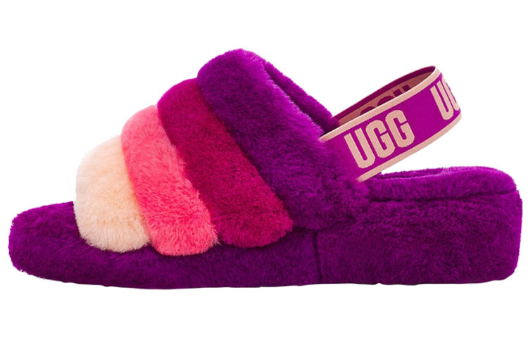 Buy (W) UGG Fluff Yeah Slide Berrylicious Multicolor 1097169-BSML