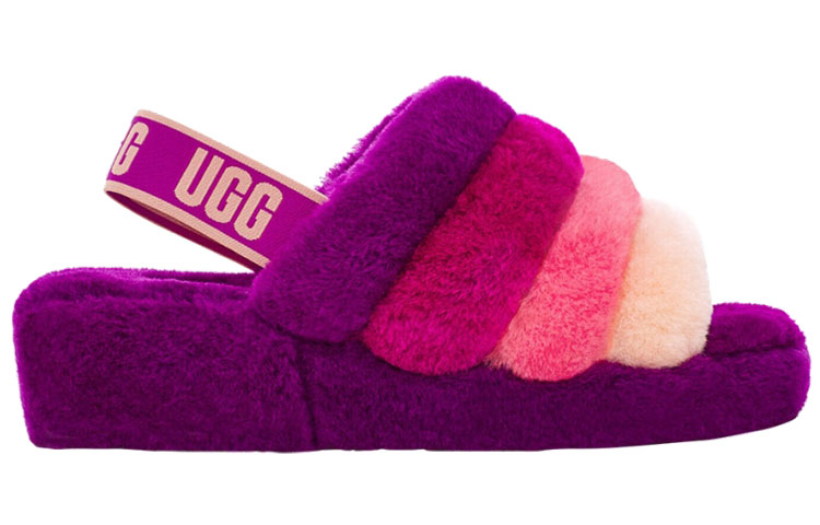 Order (W) UGG Fluff Yeah Slide Berrylicious Multicolor 1097169-BSML