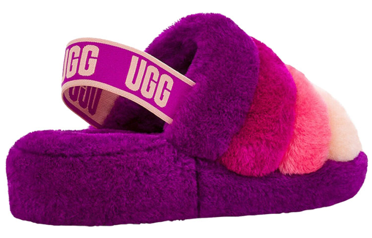 Purchase (W) UGG Fluff Yeah Slide Berrylicious Multicolor 1097169-BSML