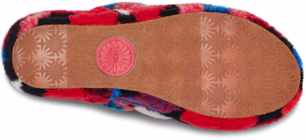 Sizing (Women) UGG Fluff Yeah Slide Cali Collage Red 1118164-RED
