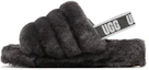 Lookbook (W) UGG Fluff Yeah Slide Antraciet Grijs 1095119-CHRC