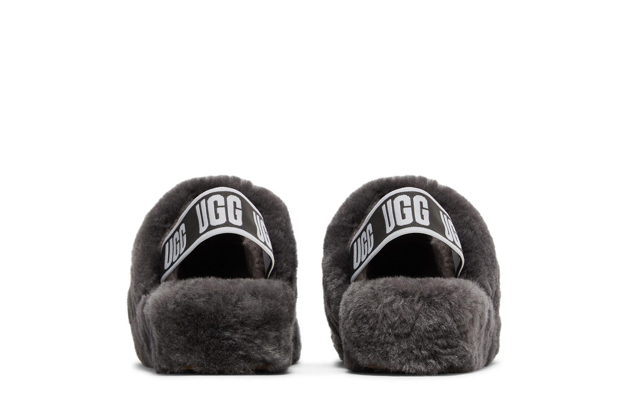 Details for (W) UGG Fluff Yeah Slide Antraciet Grijs 1095119-CHRC