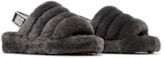 Cheap (W) UGG Fluff Yeah Slide Antraciet Grijs 1095119-CHRC