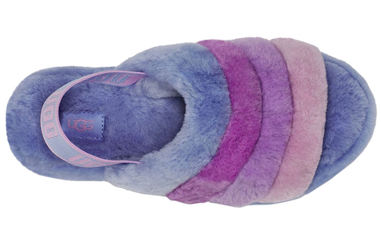 Shop (W) アグ フラッフ イヤー スライド (コーンフラワー マルチ) 1097169-CWMT