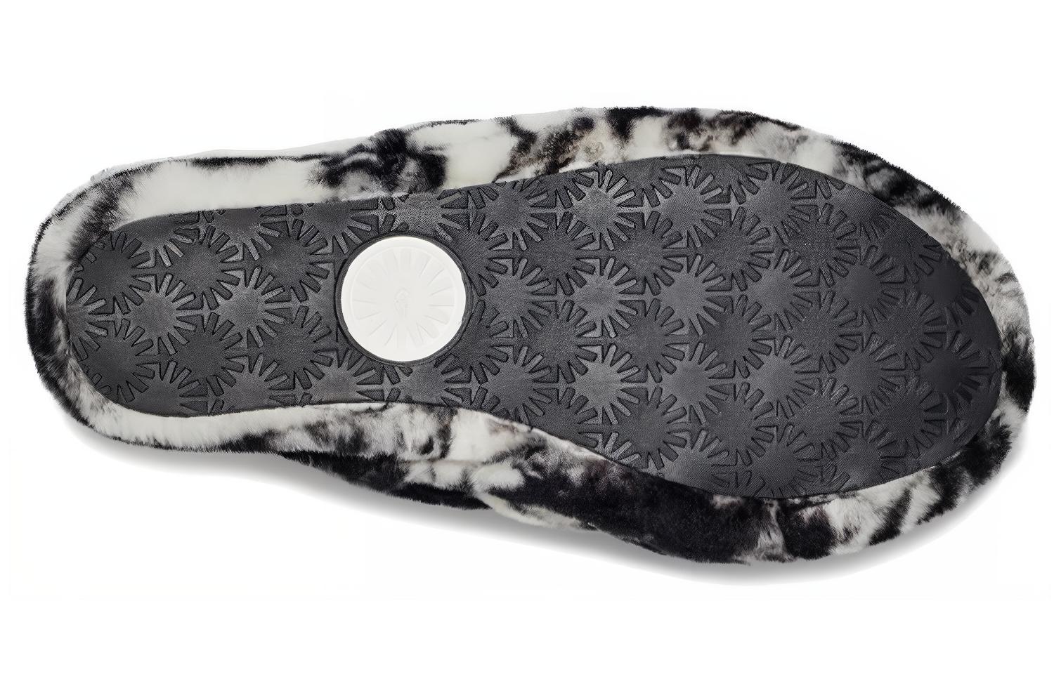(W) UGG Fluff Yeah Slide Marble Black White 圖 6