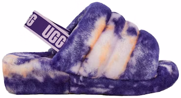(Women) UGG Fluff Yeah Slide Marble Violet Night 1122554-VNGH (Women) UGG Fluff Yeah Slide Marble Violet Night 1122554-VNGH
