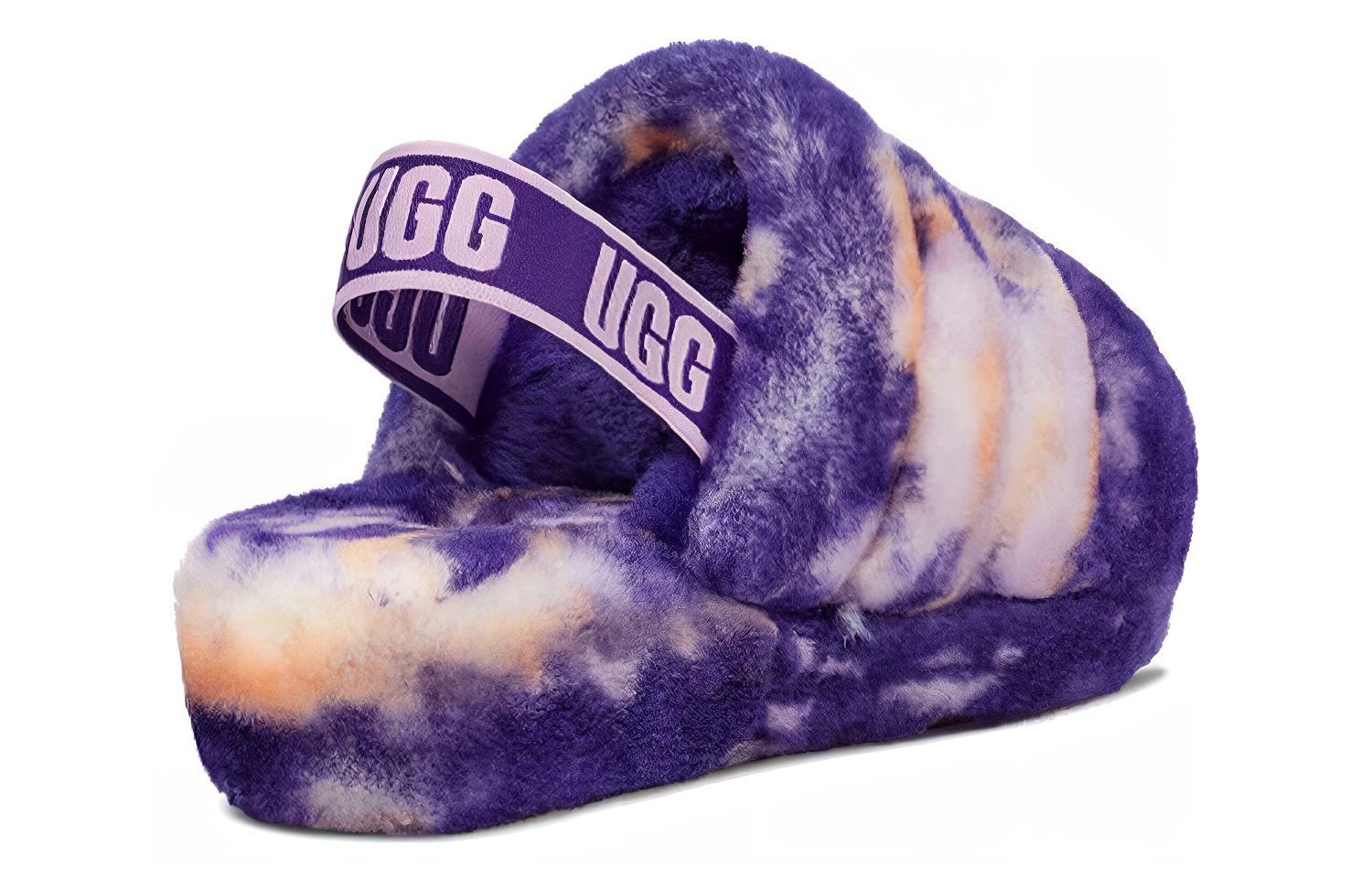 Purchase （女款）UGG Fluff Yeah 仙履 馬貝石紫夜色 1122554-VNGH