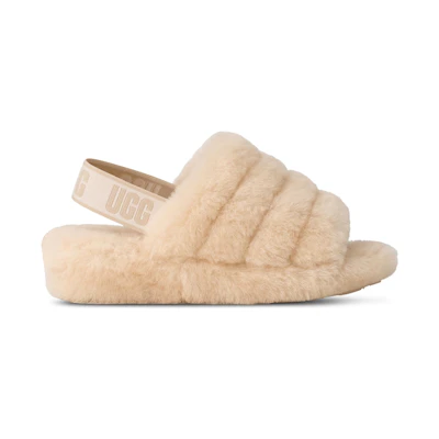 (W) UGG Fluff Yeah Slide 'Natural Sea Salt'