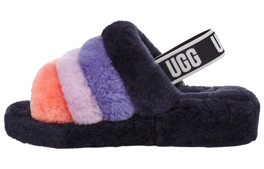 (Women) UGG Fluff Yeah Slide Starry Night Multi 1097169-SNMT