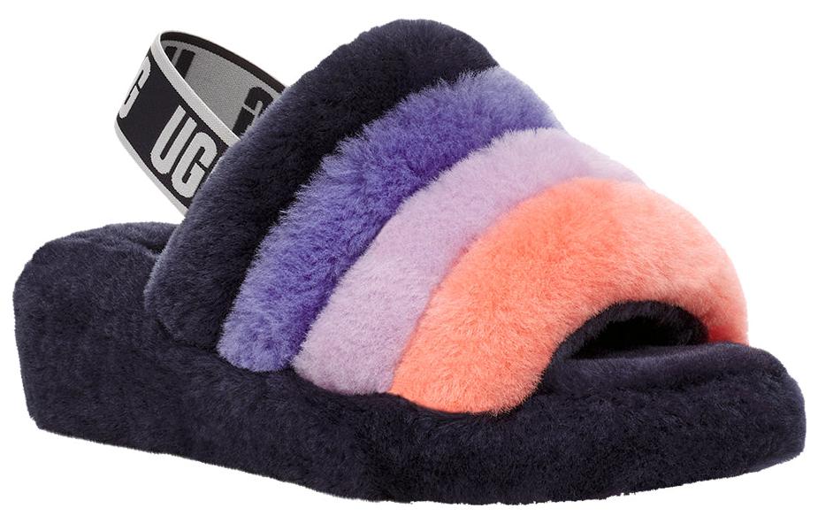 Lookbook (W) UGG Fluff Yeah Slide Noche Estrellada Multicolor 1097169-SNMT