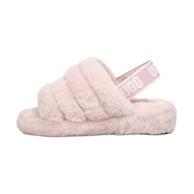 (W) UGG Fluff Yeah Slide 'Seashell Pink'
