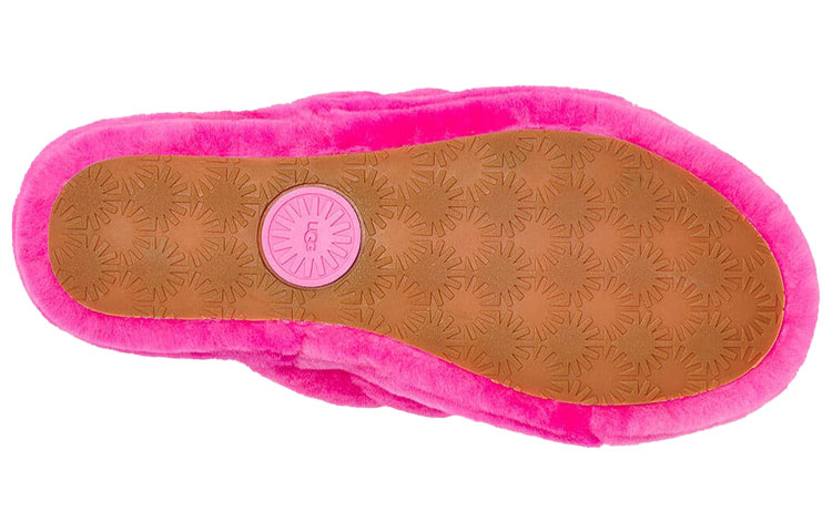 Details for (W) アグ フラッフ イヤー 厚底 スリッパ レッド 1095119-RCR