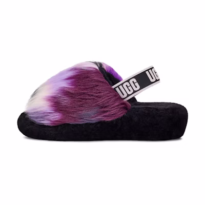 (W) UGG Fluff Yeah Slide Tie Dye Magnolia