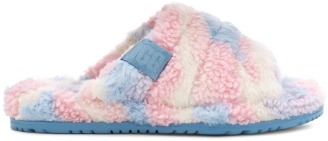 Order UGG Fluff You 舒適一字型平跟毛茸時尚涼拖 女款 彩色