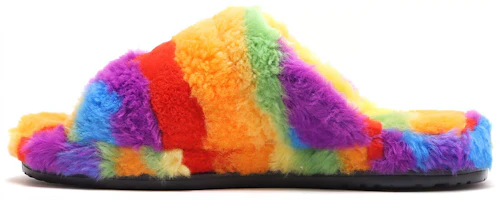 (Women) UGG Fluff You 'Rainbow Stripes' 1121616-PDRN (Women) UGG Fluff You 'Rainbow Stripes' 1121616-PDRN