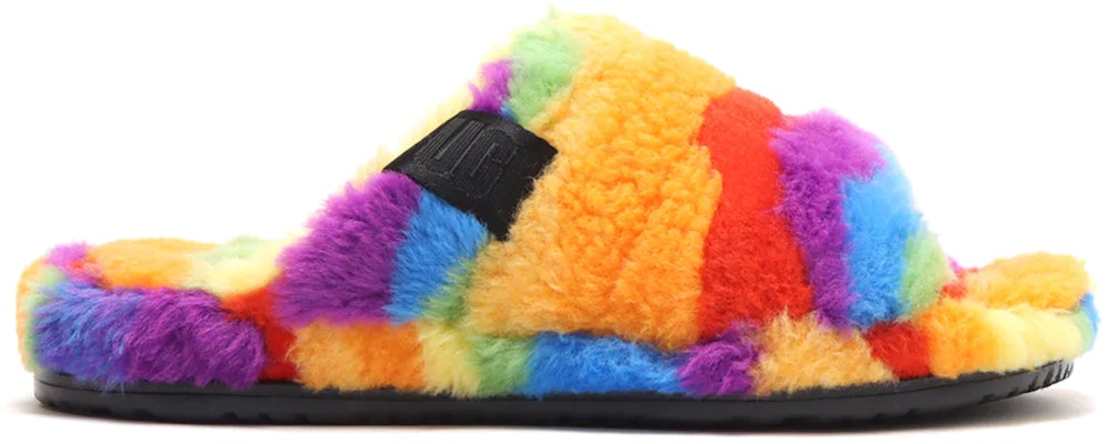 (W) UGG Fluff You 'Rainbow Stripes' Pelangi Bergaris 1121616-PDRN Order (W) UGG Fluff You 'Rainbow Stripes' Pelangi Bergaris 1121616-PDRN