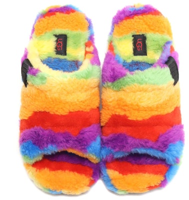 (W) UGG Fluff You '彩虹条纹' 女鞋 1121616-PDRN Shop (W) UGG Fluff You '彩虹条纹' 女鞋 1121616-PDRN