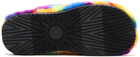 Details for UGG Fluff You 羊毛時尚拖鞋 女款 彩虹條紋