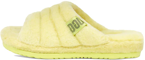 (Women) UGG Fluff You 'Retro Fluff Slide Neon Green' 1117473-MRT (Women) UGG Fluff You 'Retro Fluff Slide Neon Green' 1117473-MRT