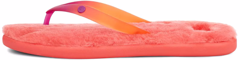 (Women) UGG Fluffie II 'Bright Coral Red' 1108590-PCRL (Women) UGG Fluffie II 'Bright Coral Red' 1108590-PCRL