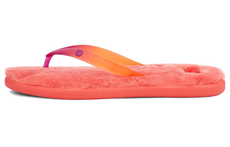 (Women) UGG Fluffie II 'Bright Coral Red' 1108590-PCRL