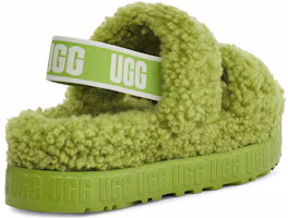 Purchase UGG 歐芙拉菲塔 羊皮毛一體 休閒舒適 時尚涼鞋 女款 青辣椒色
