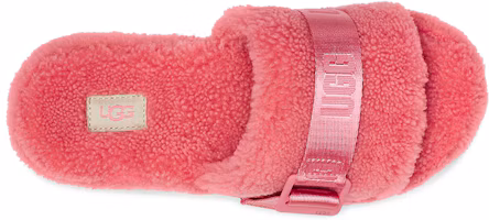 Shop UGG Fluffita 羊皮毛一體 舒適厚底 時尚涼拖 女款 粉紅