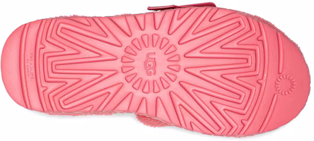 Details for UGG Fluffita 羊皮毛一體 舒適厚底 時尚涼拖 女款 粉紅