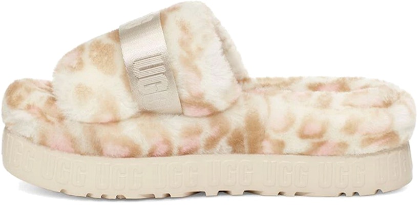 (Women) UGG Fluffita Panther Print Slide 'White' 1122556-WHT Buy (Women) UGG Fluffita Panther Print Slide 'White' 1122556-WHT