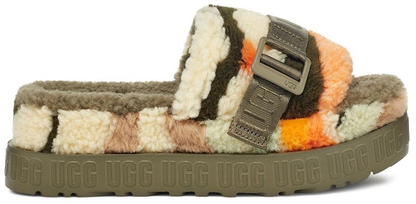 (W) UGG Fluffita Cali Kolase Selop Hijau Zaitun 1118750-OLV Order (W) UGG Fluffita Cali Kolase Selop Hijau Zaitun 1118750-OLV
