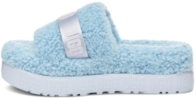 (Women) UGG Fluffita Outdoor Thick Sole Slipper Sky Blue 1113475-HRZN (Women) UGG Fluffita Outdoor Thick Sole Slipper Sky Blue 1113475-HRZN
