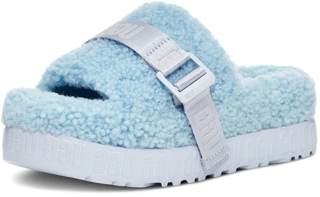 (W) UGG Fluffita Sandalia de Suela Gruesa para Exterior Azul Cielo 1113475-HRZN Lookbook (W) UGG Fluffita Sandalia de Suela Gruesa para Exterior Azul Cielo 1113475-HRZN