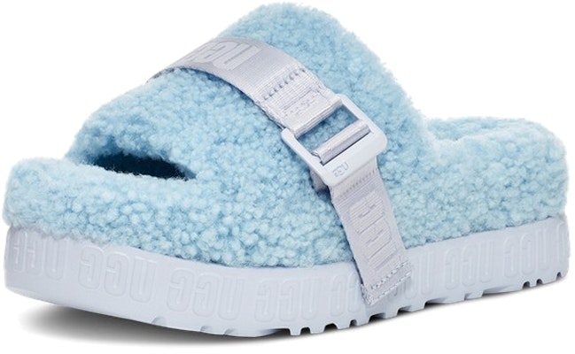 (Women) UGG Fluffita Outdoor Thick Sole Slipper Sky Blue 1113475-HRZN Lookbook (Women) UGG Fluffita Outdoor Thick Sole Slipper Sky Blue 1113475-HRZN