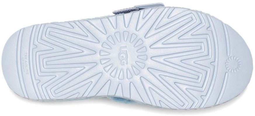 (Women) UGG Fluffita Outdoor Thick Sole Slipper Sky Blue 1113475-HRZN Details for (Women) UGG Fluffita Outdoor Thick Sole Slipper Sky Blue 1113475-HRZN