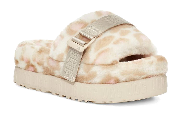 Lookbook (W) UGG Fluffita Panther Print Slipper ''Weiß'' 1122556-WHT