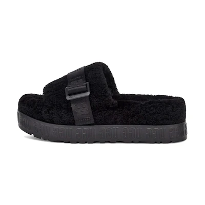 (W) UGG Fluffita Slide Black