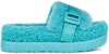 (W) UGG Fluffita Selipar Tapak Tebal Biru 1113475-CRWT