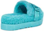 Shop (Women) UGG Fluffita Thick Sole Blue Slippers 1113475-CRWT
