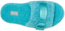 Purchase (Women) UGG Fluffita Thick Sole Blue Slippers 1113475-CRWT