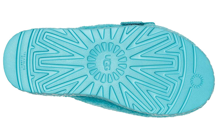 Details for (Women) UGG Fluffita Thick Sole Blue Slippers 1113475-CRWT