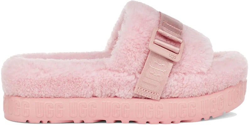 (W) UGG Fluffita Selipar Tapak Tebal Merah Jambu 1113475-PCD Order (W) UGG Fluffita Selipar Tapak Tebal Merah Jambu 1113475-PCD
