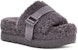 (W) UGG Fluffita Selipar Tapak Tebal Kelabu 1113475-SHA
